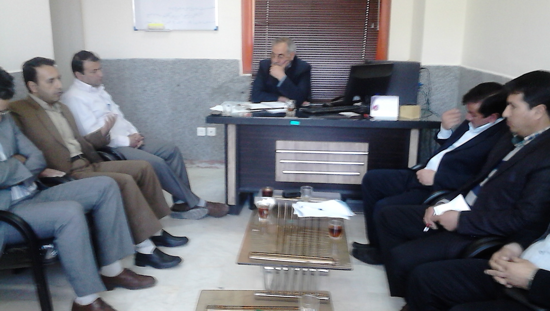 برگزاری  جلسه بررسی امور مالی بیمارستان شهدای شهرستان فاروج . در دفتر ریاست بیمارستان  تشکیل شد